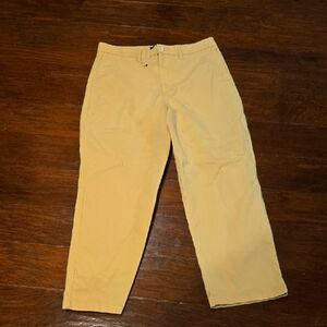 Dockers Yellow High Straight Ankle Chinos NWOT